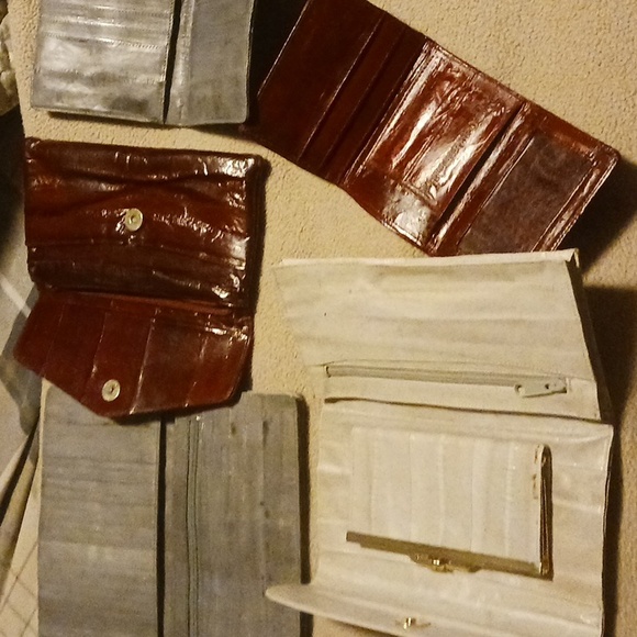 Eel Skin Accessories-All Slightly Used but in great condition - Picture 2 of 6